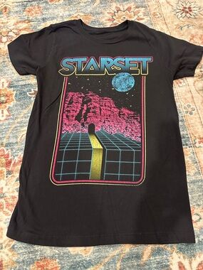 Starset Band Shirt Vintage Retro Space Design Sz S